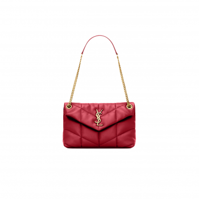 YSL PUFFER SMALL IN NAPPA LEATHER 5774798767686968 (29*17*11cm)